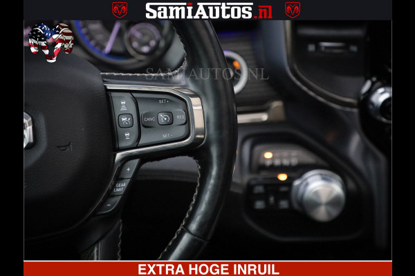 Dodge Ram 1500 HULK PACK | 5.7 V8 HEMI | SFEERVERLICHTING | FEUL WIELEN | TRAIN HORN | BOM VOL CREW CAB | DUBBELE CABINE | 5 PERSOONS | GRIJSKENTEKEN | MEGA DIKKE LIMITED ALN |