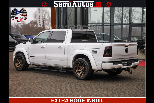Dodge Ram 1500 HULK PACK | 5.7 V8 HEMI | SFEERVERLICHTING | FEUL WIELEN | TRAIN HORN | BOM VOL CREW CAB | DUBBELE CABINE | 5 PERSOONS | GRIJSKENTEKEN | MEGA DIKKE LIMITED ALN |