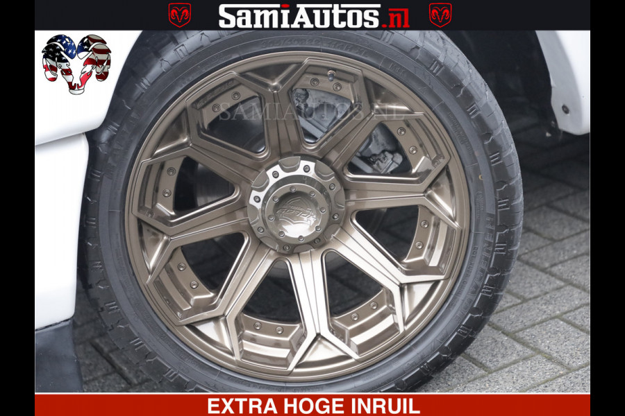 Dodge Ram 1500 HULK PACK | 5.7 V8 HEMI | SFEERVERLICHTING | FEUL WIELEN | TRAIN HORN | BOM VOL CREW CAB | DUBBELE CABINE | 5 PERSOONS | GRIJSKENTEKEN | MEGA DIKKE LIMITED ALN |
