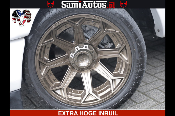Dodge Ram 1500 HULK PACK | 5.7 V8 HEMI | SFEERVERLICHTING | FEUL WIELEN | TRAIN HORN | BOM VOL CREW CAB | DUBBELE CABINE | 5 PERSOONS | GRIJSKENTEKEN | MEGA DIKKE LIMITED ALN |