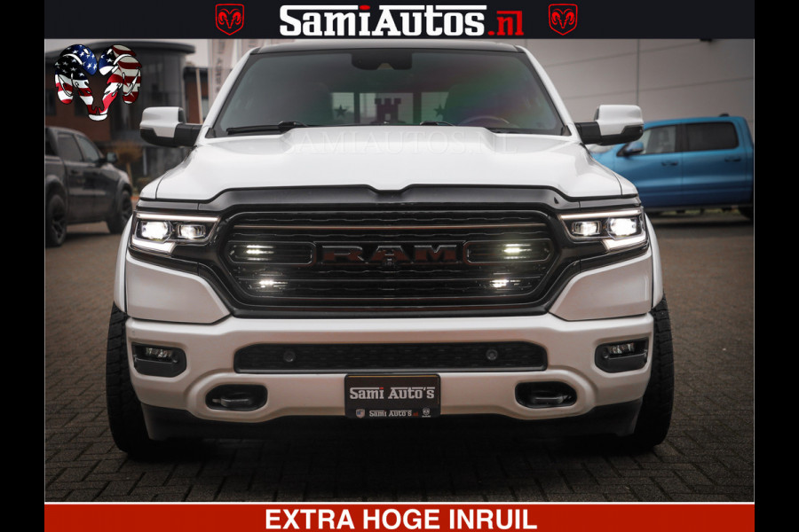 Dodge Ram 1500 HULK PACK | 5.7 V8 HEMI | SFEERVERLICHTING | FEUL WIELEN | TRAIN HORN | BOM VOL CREW CAB | DUBBELE CABINE | 5 PERSOONS | GRIJSKENTEKEN | MEGA DIKKE LIMITED ALN |