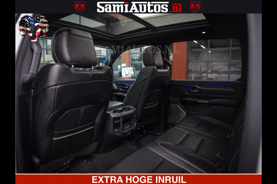 Dodge Ram 1500 HULK PACK | 5.7 V8 HEMI | SFEERVERLICHTING | FEUL WIELEN | TRAIN HORN | BOM VOL CREW CAB | DUBBELE CABINE | 5 PERSOONS | GRIJSKENTEKEN | MEGA DIKKE LIMITED ALN |