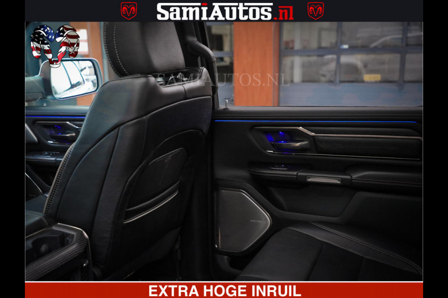 Dodge Ram 1500 HULK PACK | 5.7 V8 HEMI | SFEERVERLICHTING | FEUL WIELEN | TRAIN HORN | BOM VOL CREW CAB | DUBBELE CABINE | 5 PERSOONS | GRIJSKENTEKEN | MEGA DIKKE LIMITED ALN |