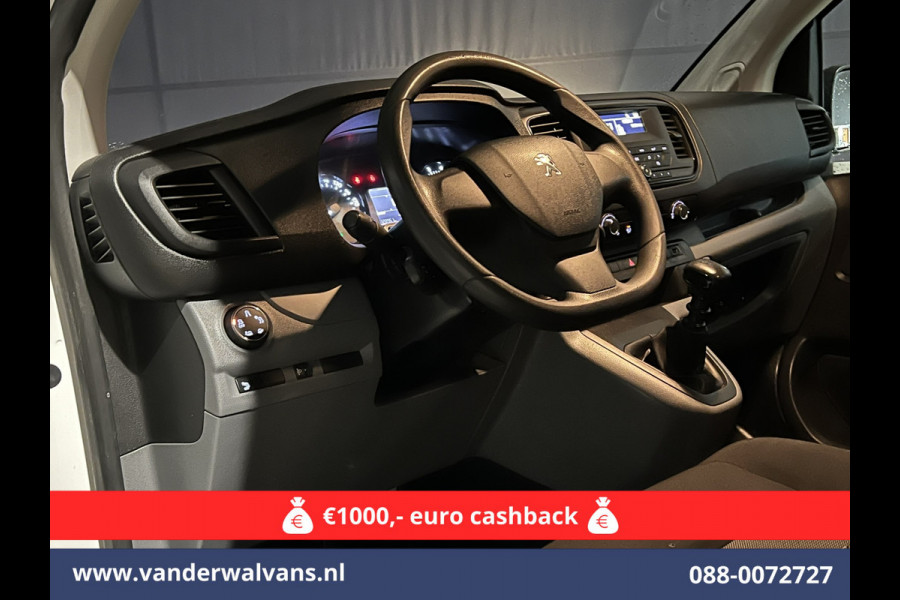 Peugeot Expert 2.0 BlueHDI 123pk L3H1 Dubbele Cabine Euro6 Airco | 2x zijdeur | 2500kg Trekhaak | 5-Zits Cruisecontrol, Parkeersensoren