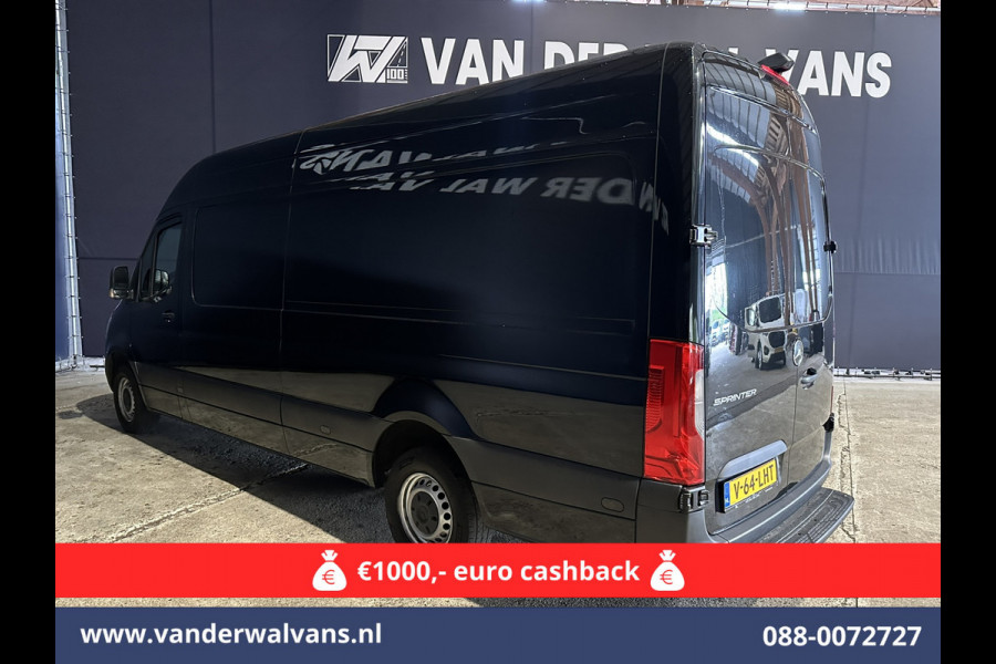 Mercedes-Benz Sprinter 317 CDI 170pk L3H2 Euro6 Airco | Apple Carplay | 360 Graden Camera | Navigatie Android Auto, Cruisecontrol, Chauffeursstoel, Parkeersensoren, Stoelverwarming, Bijrijdersbank