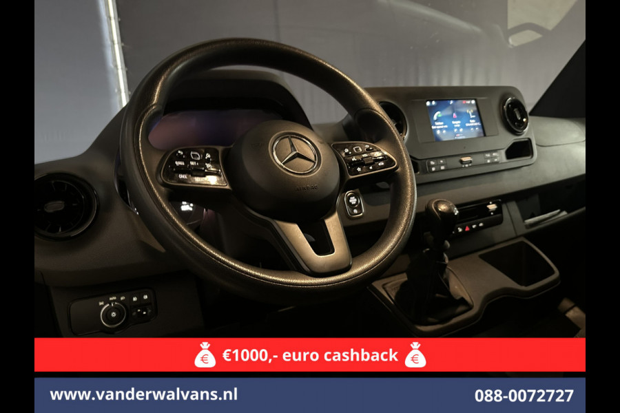 Mercedes-Benz Sprinter 317 CDI 170pk L3H2 Euro6 Airco | Apple Carplay | 360 Graden Camera | Navigatie Android Auto, Cruisecontrol, Chauffeursstoel, Parkeersensoren, Stoelverwarming, Bijrijdersbank