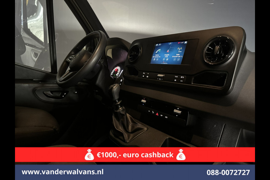 Mercedes-Benz Sprinter 317 CDI 170pk L3H2 Euro6 Airco | Apple Carplay | 360 Graden Camera | Navigatie Android Auto, Cruisecontrol, Chauffeursstoel, Parkeersensoren, Stoelverwarming, Bijrijdersbank