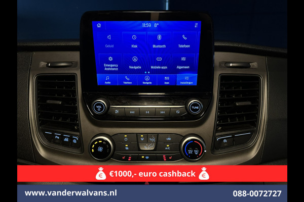 Ford Transit Custom 2.0 TDCI L1H1 Euro6 Airco | Navigatie | Camera | LED | Cruisecontrol Stoelverwarming Parkeersensoren, Verwarmde voorruit, Bijrijdersbank, 2500kg trekvermogen