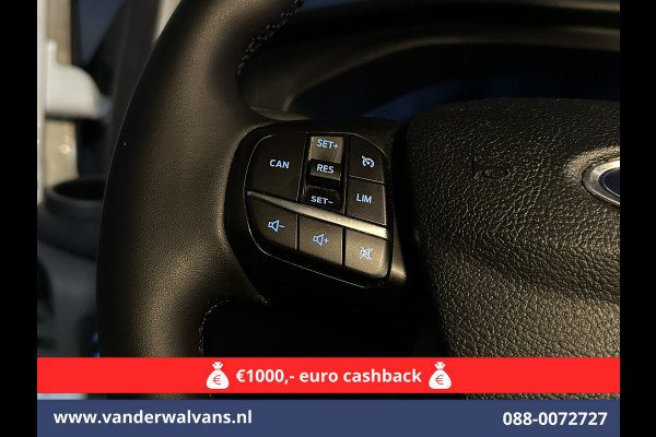 Ford Transit Custom 2.0 TDCI L1H1 Euro6 Airco | Navigatie | Camera | LED | Cruisecontrol Stoelverwarming Parkeersensoren, Verwarmde voorruit, Bijrijdersbank, 2500kg trekvermogen