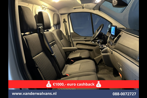 Ford Transit Custom 2.0 TDCI L1H1 Euro6 Airco | Navigatie | Camera | LED | Cruisecontrol Stoelverwarming Parkeersensoren, Verwarmde voorruit, Bijrijdersbank, 2500kg trekvermogen