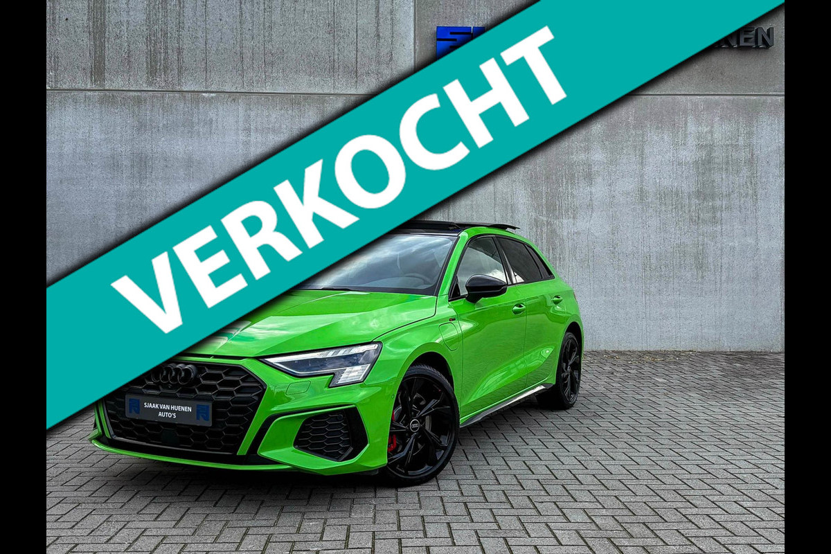 Audi A3 Sportback 45TFSI e 245pk S-Tronic Competition S Edition S-Line 1e Eig|Audi Exclusive|Pano|Kuipstoelen|360°|Ambiance|Matrix