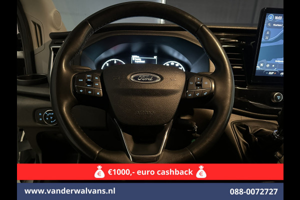 Ford Transit 2.0 TDCI 131pk L4H3 Jumbo Euro6 Airco | Camera | Navigatie | Cruisecontrol | Parkeersensoren | Apple Carplay Android Auto, Bijrijdersbank, 2800kg trekvermogen