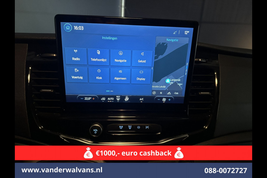 Ford Transit 2.0 TDCI 131pk L4H3 Jumbo Euro6 Airco | Camera | Navigatie | Cruisecontrol | Parkeersensoren | Apple Carplay Android Auto, Bijrijdersbank, 2800kg trekvermogen