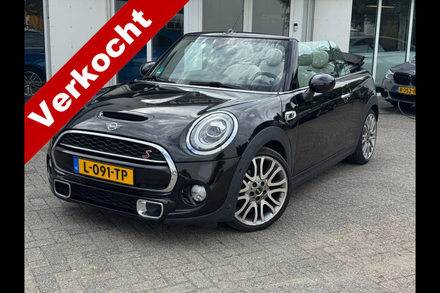 MINI Cabrio 2.0 Cooper S Chili Cabriolet, Windscherm, Navi, Leder . Neem contact op en we maken een afspraak!