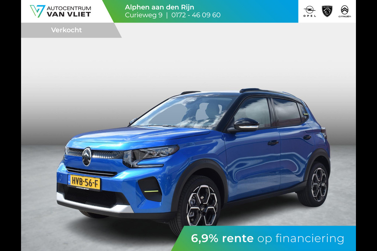 Citroën C3 1.2 Hybrid 110pk Max | NAVIGATIE & CARPLAY | ACHTERUITRIJCAMERA MET SENSOREN | E.C.C.