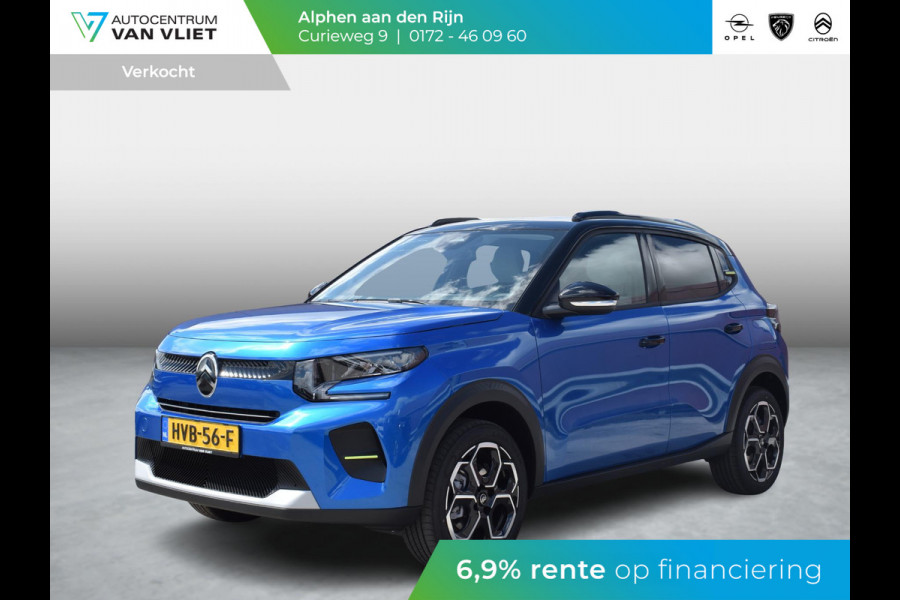 Citroën C3 1.2 Hybrid 110pk Max | NAVIGATIE & CARPLAY | ACHTERUITRIJCAMERA MET SENSOREN | E.C.C.