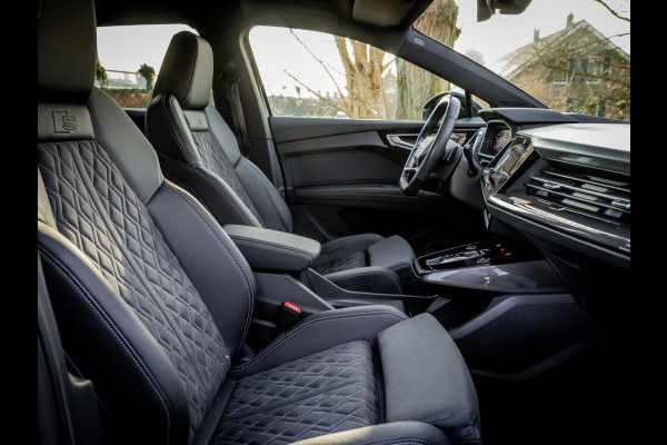 Audi Q4 e-tron 50 Quattro Launch S Competition 77 kWh | Adaptieve Cruise Control | Eerste eigenaar | SoH 91%