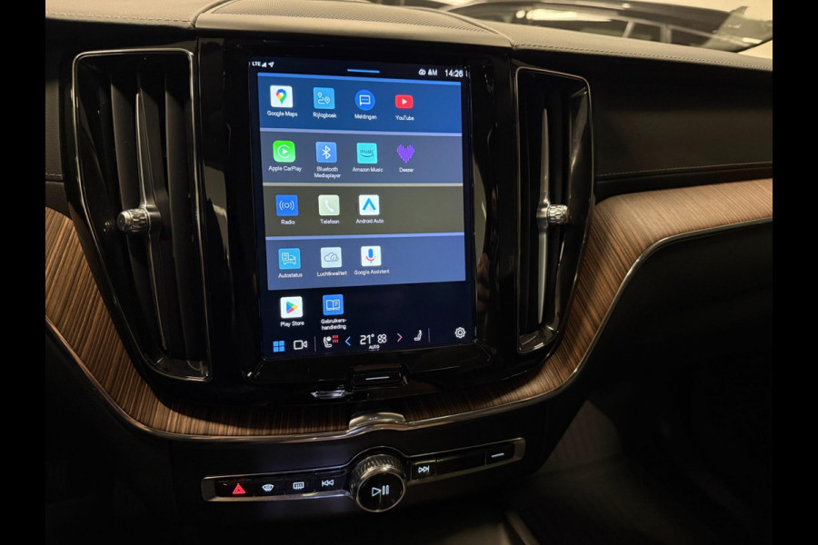 Volvo XC60 2.0 T8 455PK AWD R-DESIGN BLACK B&W/PANO/LEDER/H-UP/360CAM/STOEL-M+KOELING///