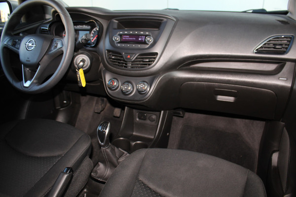 Opel KARL 1.0-75pk ecoFLEX Edition. Erg nette hoogzitter ! Slechts 59.000km ! Airco, parkeersensoren achter, cruise control, Bluetooth telefoonvoorbereidng, metallic lak etc.