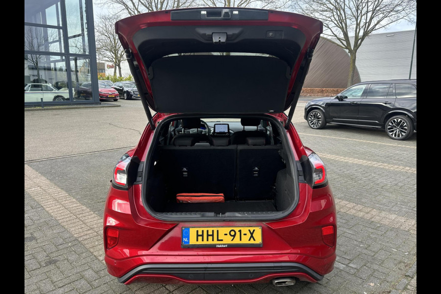 Ford Puma 1.0 EcoBoost Hybrid ST-Line Vignale | STOEL/STUUR VERWARMING | APPLECARPLAY/ANDROID AUTO | ELEK. ACHTERKLEP | DODEHOEK | KEYLESS | WINTER PACK | VOORUITVERWARMING| CAMERA| DEALER ONDERHOUDEN