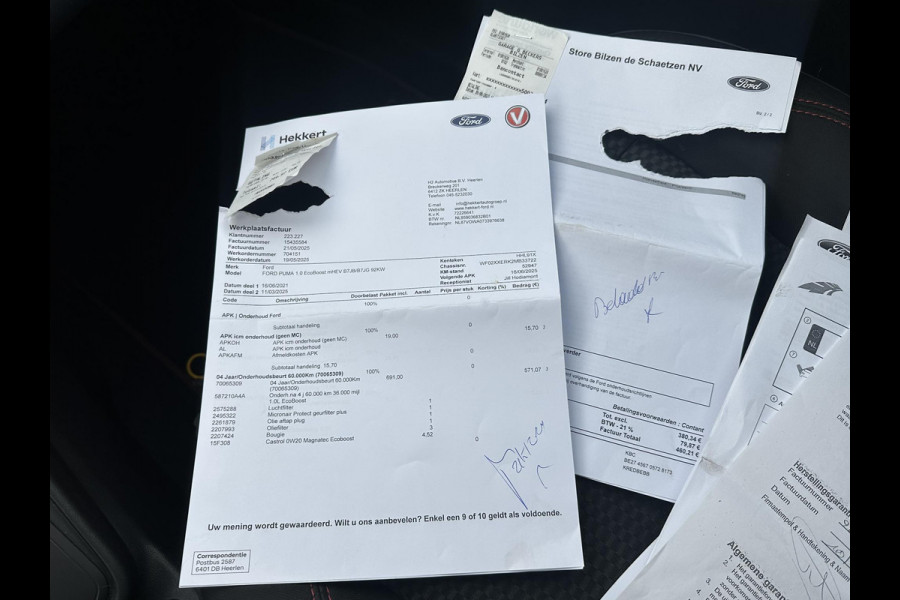 Ford Puma 1.0 EcoBoost Hybrid ST-Line Vignale | STOEL/STUUR VERWARMING | APPLECARPLAY/ANDROID AUTO | ELEK. ACHTERKLEP | DODEHOEK | KEYLESS | WINTER PACK | VOORUITVERWARMING| CAMERA| DEALER ONDERHOUDEN