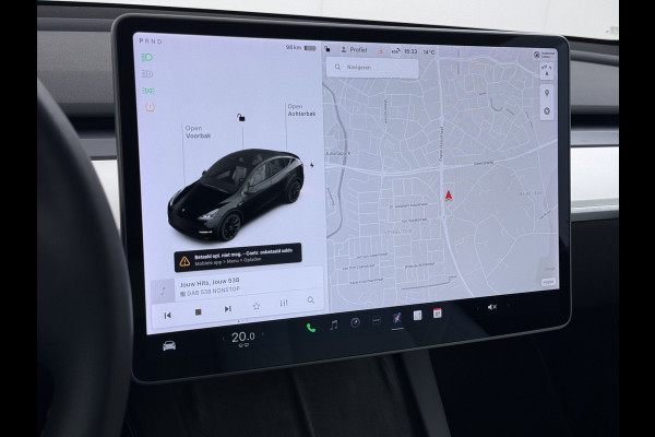Tesla Model Y Long Range AWD 514pk SOH 85% Warmtepomp 20" Lmv Ivoor Leer Panoramadak Matrix-LED Autopilot Elektr.Stuur+Stoel+Verwarmd Navi Ecc Camera's Elektr.AchterKlep Parkeer Assistent Sentry-Mode Privacyglas Bluetooth Dodehoek detector Connected services Origineel Nederlandse Auto Batterij en Motorgarantie tot 23-12-2029/192.000km