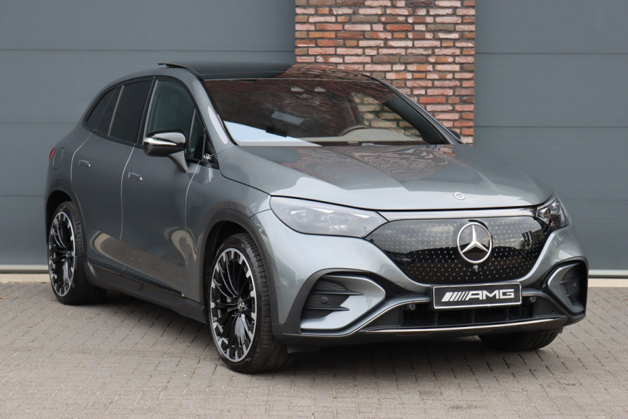 Mercedes-Benz EQE SUV 500 4Matic AMG Line 96 kWh | Hyperscreen | Airmatic | Achterasbesturing | Distronic+ | Stoelventilatie | Trekhaak | Burmester | Memory | HUD | Warmtepomp |