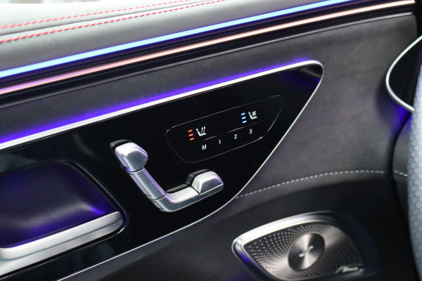 Mercedes-Benz EQE SUV 500 4Matic AMG Line 96 kWh | Hyperscreen | Airmatic | Achterasbesturing | Distronic+ | Stoelventilatie | Trekhaak | Burmester | Memory | HUD | Warmtepomp |