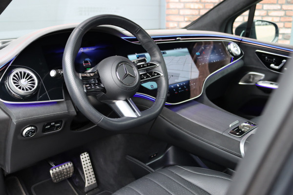 Mercedes-Benz EQE SUV 500 4Matic AMG Line 96 kWh | Hyperscreen | Airmatic | Achterasbesturing | Distronic+ | Stoelventilatie | Trekhaak | Burmester | Memory | HUD | Warmtepomp |