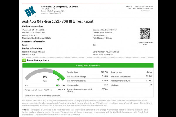 Audi Q4 e-tron 40 Launch edition Advanced Plus 77 kWh|93% SOH|ACC|CAMERA|CARPLAY/ANDROID|STOELVERW|NAVI|IN. BTW|ORG.NL|1e EIG|NAP|