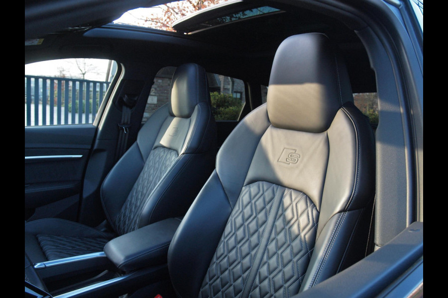 Audi e-tron 55 quattro S edition 95 kWh | SOH 98% | Panoramadak | Sfeerverlichting | 360 Camera | Apple Carplay |
