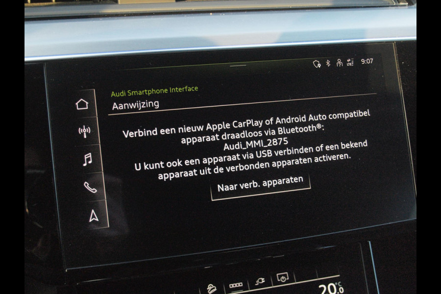 Audi e-tron 55 quattro S edition 95 kWh | SOH 98% | Panoramadak | Sfeerverlichting | 360 Camera | Apple Carplay |