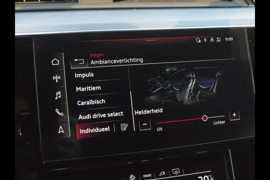 Audi e-tron 55 quattro S edition 95 kWh | SOH 98% | Panoramadak | Sfeerverlichting | 360 Camera | Apple Carplay |