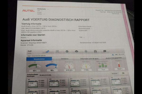 Audi e-tron 55 quattro S edition 95 kWh | SOH 98% | Panoramadak | Sfeerverlichting | 360 Camera | Apple Carplay |