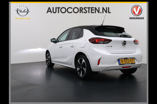 Opel CORSA-E Edition+ 50kWh Warmtepomp Fase 3 Laden Navi Stoel+Stuurverwarming 360°Camera Two-Tone Lak Ecc Navi Pack Parkeer Pack Pdc DAB Lmv 16" Privacy Glas Led Isofix Regen-Lichtsensor LaneAssist Origineel Nederlandse Auto SOH 89% Zeer compleet!