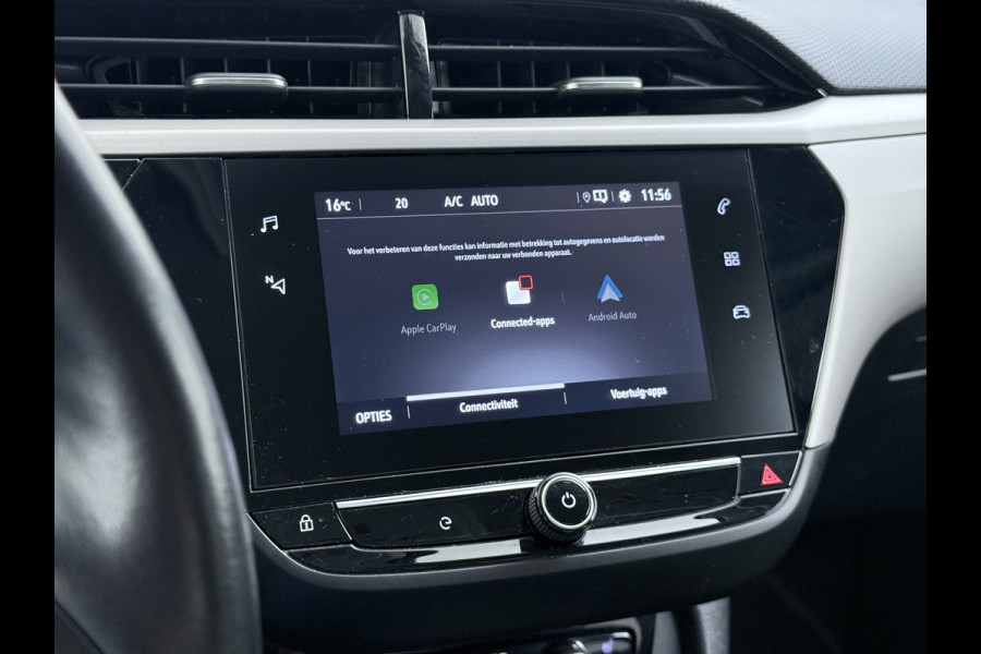Opel CORSA-E Edition+ 50kWh Warmtepomp Fase 3 Laden Navi Stoel+Stuurverwarming 360°Camera Two-Tone Lak Ecc Navi Pack Parkeer Pack Pdc DAB Lmv 16" Privacy Glas Led Isofix Regen-Lichtsensor LaneAssist Origineel Nederlandse Auto SOH 89% Zeer compleet!
