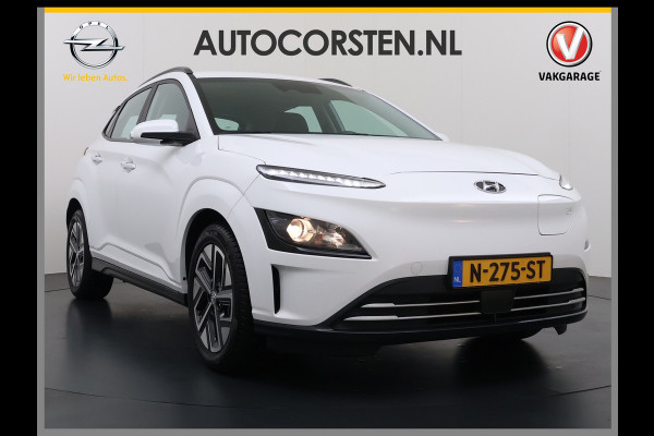 Hyundai Kona EV Comfort 64kWh FACELIFT SOH 100% Fase 3 Laden All-Season Banden Navi Ecc Adap.Cruise Camera Krell®-Audio Apple Carplay Android Keyless Subwoofer Led Lmv Rijstrooksensor Forward Collision-Avoidance Bluetooth 1e Eigenaar Origineel Nederlandse Auto