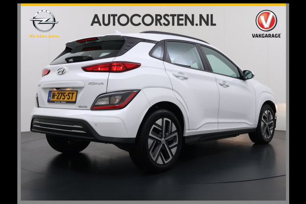 Hyundai Kona EV Comfort 64kWh FACELIFT SOH 100% Fase 3 Laden All-Season Banden Navi Ecc Adap.Cruise Camera Krell®-Audio Apple Carplay Android Keyless Subwoofer Led Lmv Rijstrooksensor Forward Collision-Avoidance Bluetooth 1e Eigenaar Origineel Nederlandse Auto
