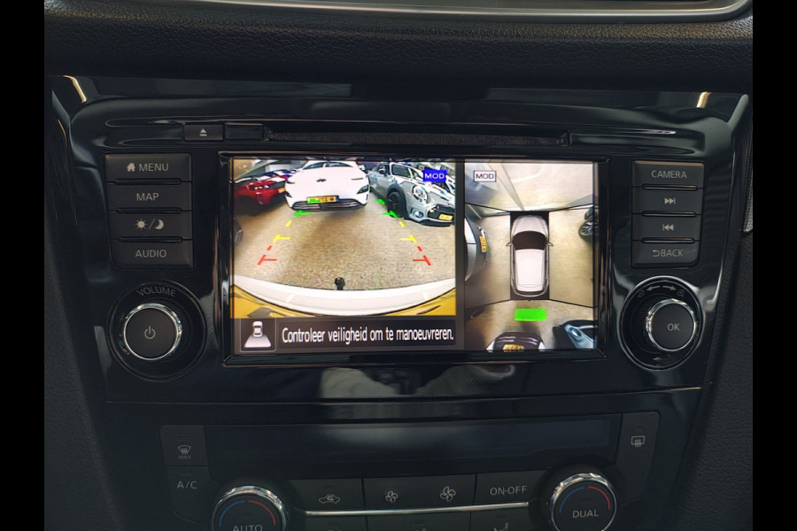 Nissan QASHQAI 1.3T 141PK Panoramadak Trekhaak 360°Camera Apple Carplay Android Auto Navio Ecc DIG-T N-Connecta Cruise control Dab Lmv 18" Bluetooth Led Verkeersbord detectie Regensensor Rijstrooksensor Keyless 1.300KG Trekgewicht Euro 6