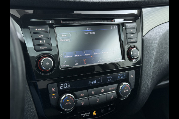 Nissan QASHQAI 1.3T 141PK Panoramadak Trekhaak 360°Camera Apple Carplay Android Auto Navio Ecc DIG-T N-Connecta Cruise control Dab Lmv 18" Bluetooth Led Verkeersbord detectie Regensensor Rijstrooksensor Keyless 1.300KG Trekgewicht Euro 6