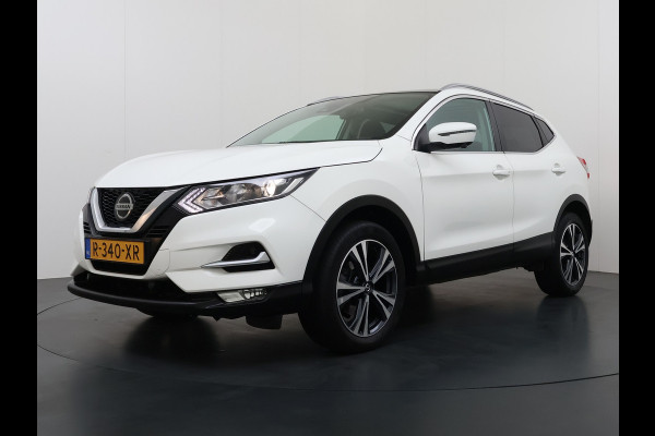 Nissan QASHQAI 1.3T 141PK Panoramadak Trekhaak 360°Camera Apple Carplay Android Auto Navio Ecc DIG-T N-Connecta Cruise control Dab Lmv 18" Bluetooth Led Verkeersbord detectie Regensensor Rijstrooksensor Keyless 1.300KG Trekgewicht Euro 6