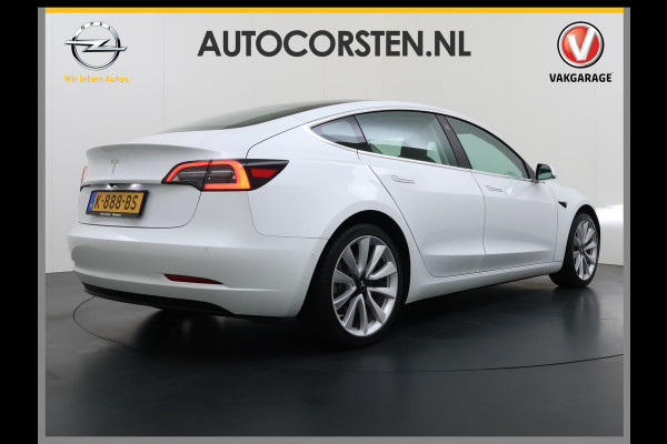 Tesla Model 3 RWD SR plus 325PK SOH 90% LFP Accu Lmv 19" AutoPilot Leder Panoramadak Adaptive-Cruise Camera's Elektr.-Stuur+Stoelen+Spiegels+G Navi LED DAB Voorverwarmen interieur via App Keyless One-Pedal-Drive 1e Eigenaar Origineel Nederlandse Auto Fabrieksgarantie op motor en accu tot 05-12-2028/160.000km