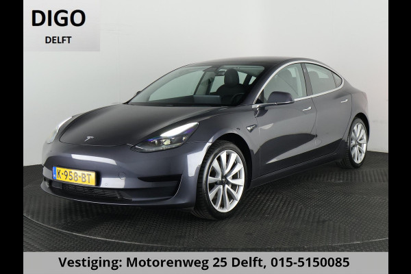 Tesla Model 3 RWD PLUS 60KWH 1e EIG.ACCU SOH 93! BIJNA 2021 GARANIE TOT 2031* PARKEERSENSOREN V+A . PANORAMADAK . APPLE CARPLAY & ANDROID AUTO . STOELVERWARMING