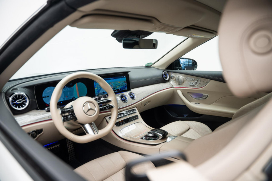 Mercedes-Benz E-Klasse Cabrio 400 d 4MATIC AMG Line |Burmester|Memory|Stuurverwarming|Stoelverkoeling|Nekverwarming|