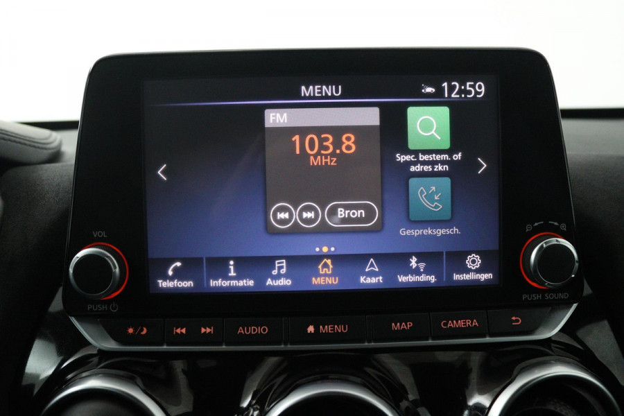 Nissan Juke 1.0 DIG-T Premiere Edition (STOELVERWARMING, ACHTERUITRIJCAMERA, NAVIGATIE, ADAPTIEVE CRUISE, PARKEERSENSOREN)