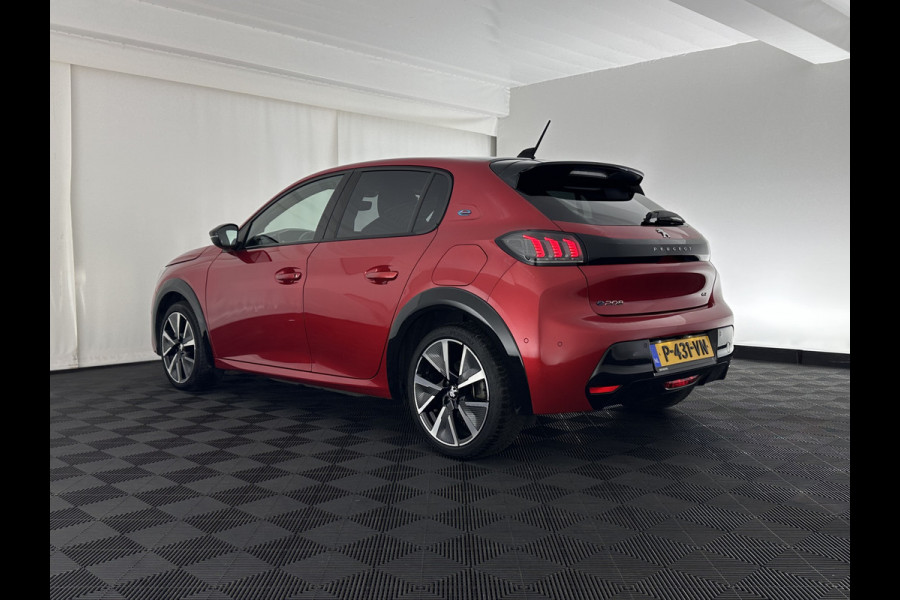 Peugeot e-208 EV GT Pack 50 kWh [ 3-Fase-11kW ] {SOH-88%] (INCL-BTW) *FULL-LED | DIGI-COCKPIT | BLINDSPOT | CAMERA | LEATHER-ALCANTARA | AMBIENTLIGHT | NAVI-FULLMAP | LANE-ASSIST | KEYLESS | DAB | CCS-FASTLOADER | HEATED-SPORTSEATS | 17''ALU*