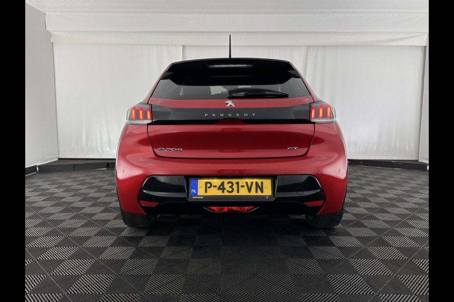 Peugeot e-208 EV GT Pack 50 kWh [ 3-Fase-11kW ] {SOH-88%] (INCL-BTW) *FULL-LED | DIGI-COCKPIT | BLINDSPOT | CAMERA | LEATHER-ALCANTARA | AMBIENTLIGHT | NAVI-FULLMAP | LANE-ASSIST | KEYLESS | DAB | CCS-FASTLOADER | HEATED-SPORTSEATS | 17''ALU*