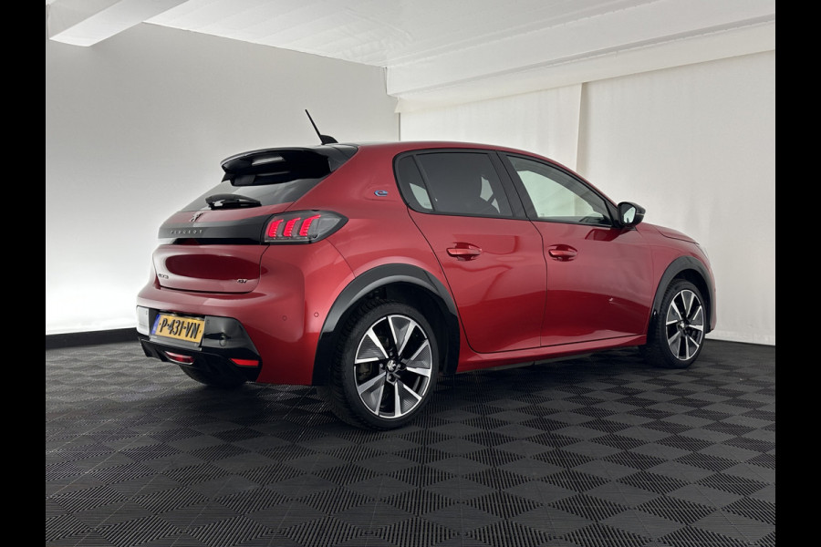 Peugeot e-208 EV GT Pack 50 kWh [ 3-Fase-11kW ] {SOH-88%] (INCL-BTW) *FULL-LED | DIGI-COCKPIT | BLINDSPOT | CAMERA | LEATHER-ALCANTARA | AMBIENTLIGHT | NAVI-FULLMAP | LANE-ASSIST | KEYLESS | DAB | CCS-FASTLOADER | HEATED-SPORTSEATS | 17''ALU*