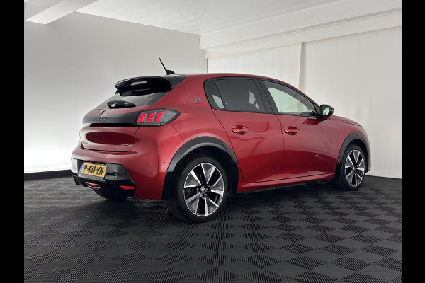 Peugeot e-208 EV GT Pack 50 kWh [ 3-Fase-11kW ] {SOH-88%] (INCL-BTW) *FULL-LED | DIGI-COCKPIT | BLINDSPOT | CAMERA | LEATHER-ALCANTARA | AMBIENTLIGHT | NAVI-FULLMAP | LANE-ASSIST | KEYLESS | DAB | CCS-FASTLOADER | HEATED-SPORTSEATS | 17''ALU*