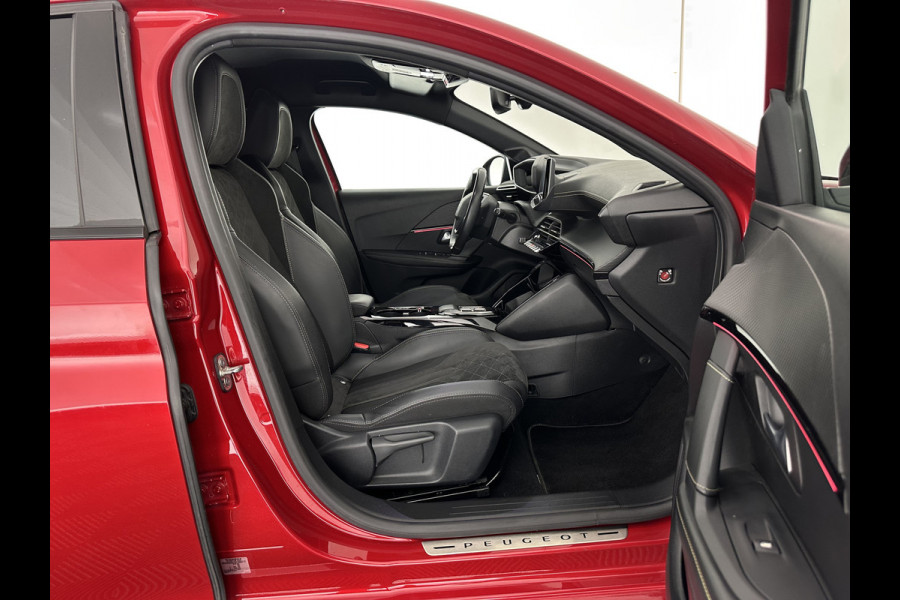 Peugeot e-208 EV GT Pack 50 kWh [ 3-Fase-11kW ] {SOH-88%] (INCL-BTW) *FULL-LED | DIGI-COCKPIT | BLINDSPOT | CAMERA | LEATHER-ALCANTARA | AMBIENTLIGHT | NAVI-FULLMAP | LANE-ASSIST | KEYLESS | DAB | CCS-FASTLOADER | HEATED-SPORTSEATS | 17''ALU*